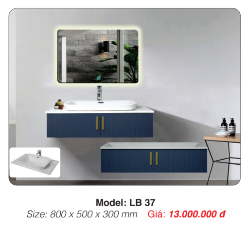 Tủ Lavabo Roland LB 37 - 3