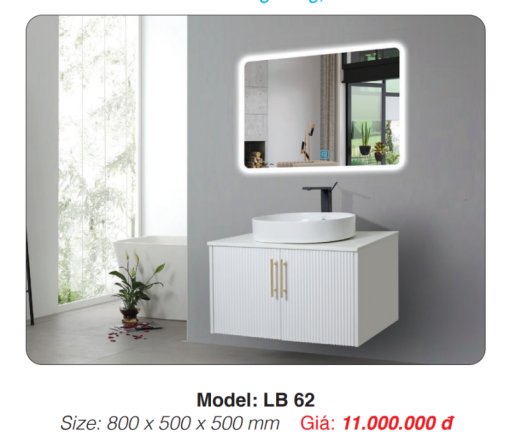 Tủ Lavabo Roland LB 62 - 3