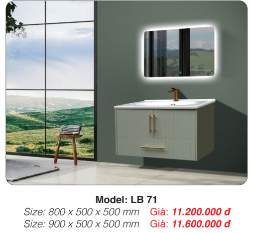 Tủ Lavabo Roland LB 71 - 3