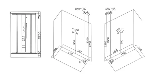Phòng Xông Hơi Ướt Roland PXH-099 - 3
