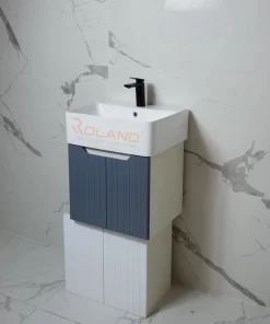 Tủ Lavabo Roland LB 08 (trắng / xám) - 10 Tủ Lavabo Roland LB 08 (trắng / xám) - 9