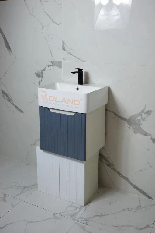 Tủ Lavabo Roland LB 08 (trắng / xám) - 5