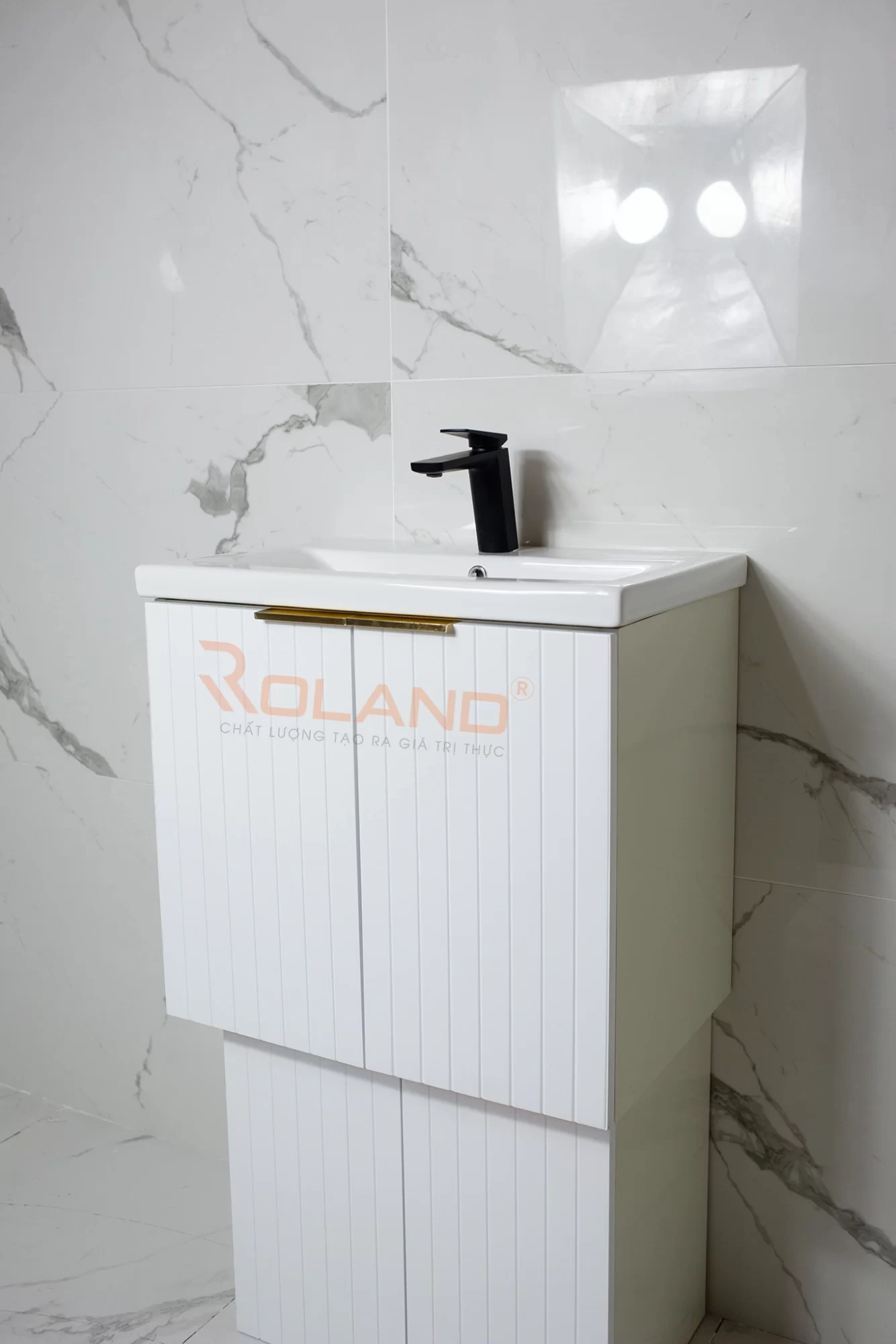 Tủ Lavabo Roland LB 10 (trắng / xám)