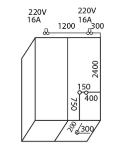 Phòng Tắm Hơi Kết Hợp Khô Ướt Roland PXH - 116 - 8 Phòng Tắm Hơi Kết Hợp Khô Ướt Roland PXH - 116 - 7