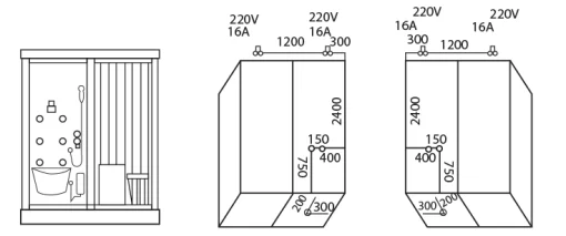 Phòng Tắm Hơi Kết Hợp Khô Ướt Roland PXH - 116 - 3