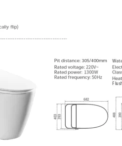 Bồn Cầu Điện Tử Roland DT82GE - 10 Bồn Cầu Điện Tử Roland DT82GE - 9