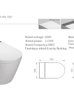 Bồn Cầu Điện Tử Treo Roland YCD19GE-L2 - 8 Bồn Cầu Điện Tử Treo Roland YCD19GE-L2 - 7