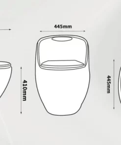Bồn Cầu Một Khối Roland X7 - 12 Bồn Cầu Một Khối Roland X7 - 11