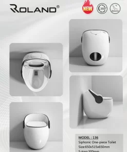 Bồn Cầu Một Khối Roland 136 - 11