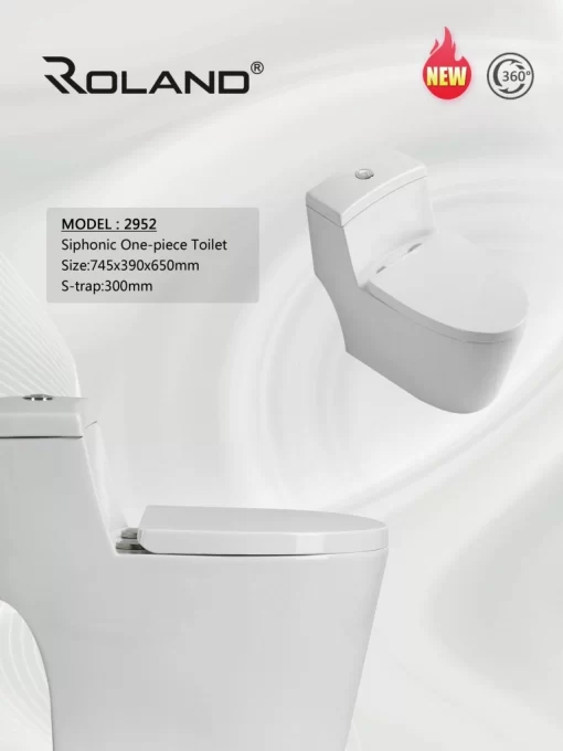 Bồn Cầu Một Khối Roland 2952 - 3