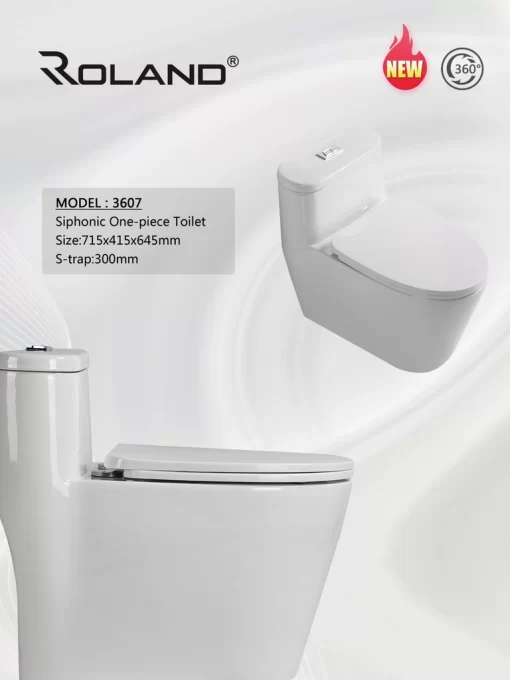 Bồn Cầu Một Khối Roland 3607 - 3
