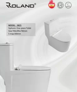 Bồn Cầu Một Khối Roland 3621 - 14 Bồn Cầu Một Khối Roland 3621 - 13