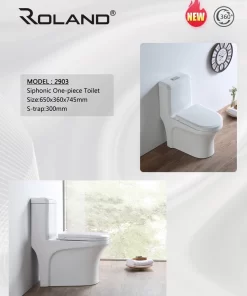 Bồn Cầu Một Khối Roland 2903 - 10 Bồn Cầu Một Khối Roland 2903 - 9