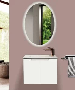 Tủ Lavabo Roland LB 04 (trắng / xám)