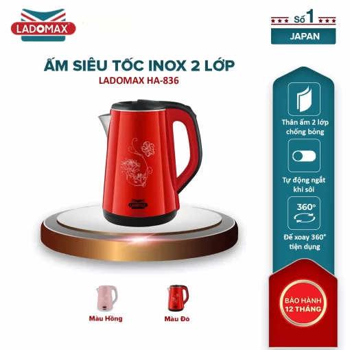 ẤM ĐUN SIÊU TỐC LADOMAX HA-836 - 3