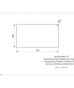 Chậu rửa chén Reginox AMSTERDAM 72 XÁM HMH.R30899 - 12 Chậu rửa chén Reginox AMSTERDAM 72 XÁM HMH.R30899 - 11