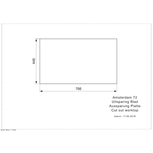 Chậu rửa chén Reginox AMSTERDAM 72 XÁM HMH.R30899 - 7