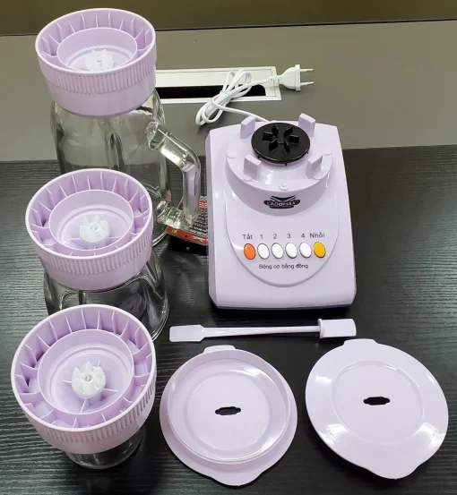 Máy xay sinh tố 3 cối Ladomax HA-9166-3 - 5