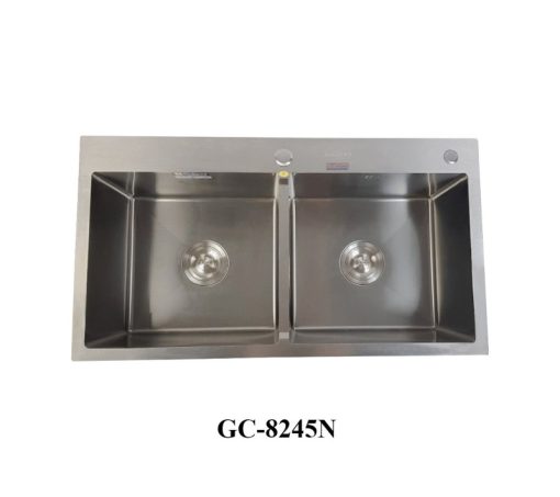 Chậu Rửa Chén 2 Ngăn phủ Nano GOLICAA GC-8245N - 1