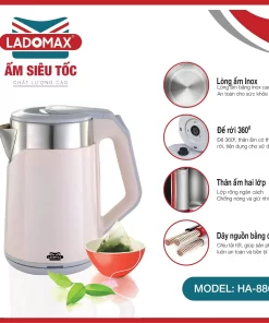 Ấm đun siêu tốc Ladomax HA-886 - 19