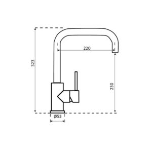 Vòi rửa bát nóng lạnh Reginox Crystal HMH.R30530 - 7