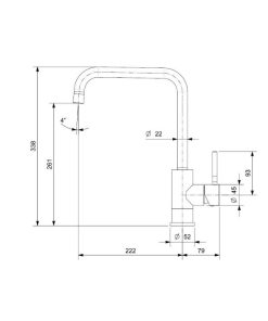 Vòi rửa bát nóng lạnh Reginox Crystal HMH.R30516 - 13