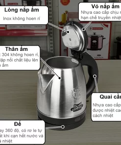 ẤM ĐUN SIÊU TỐC LADOMAX HA-812 1.2 LÍT - 17