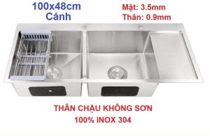 CHẬU RỬA CHÉN GOLICAA GD-10048KS - 11