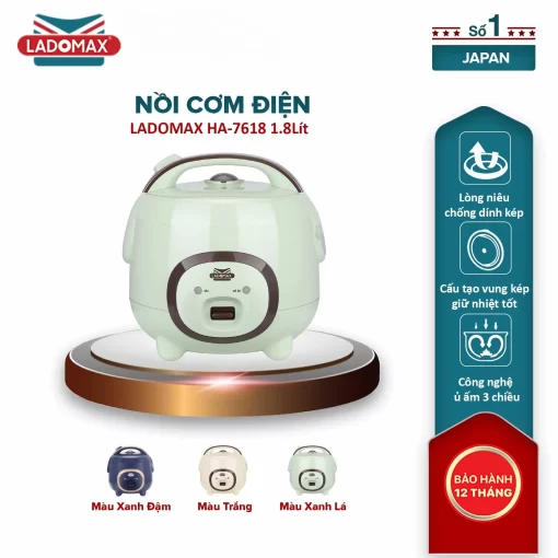 Nồi cơm điện Ladomax HA-7618 - 5