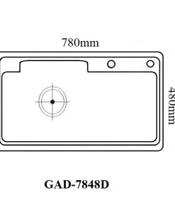 Chậu rửa bát Golicaa GAD-7848D - 8 Chậu rửa bát Golicaa GAD-7848D - 7