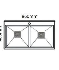 Chậu rửa bát Golicaa GCD-8648 - 7