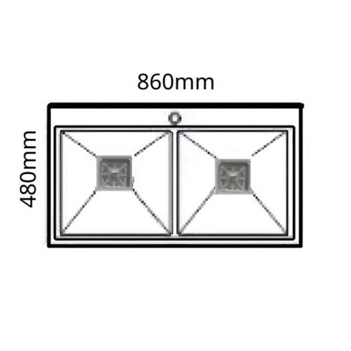 Chậu rửa bát Golicaa GCD-8648 - 3
