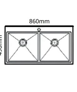 Chậu rửa bát Golicaa GCD-8649 - 9