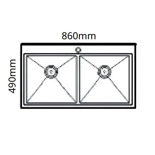 Chậu rửa bát Golicaa GCD-8649 - 3