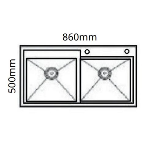 Chậu Rửa Chén Đá Golicaa GCD-8650G - 3