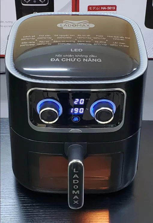 Nồi chiên không dầu Ladomax HA-5610 (10 Lít _Cơ) - 3