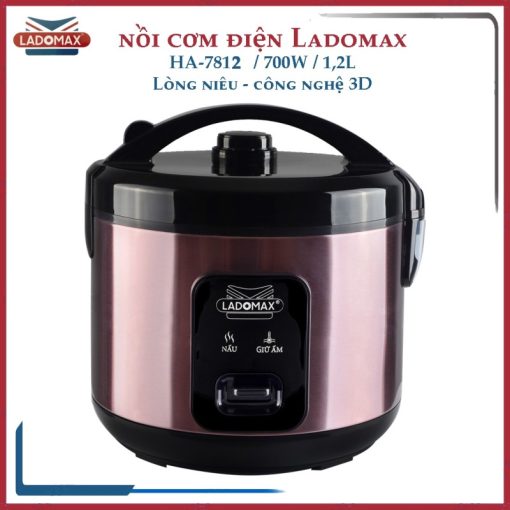 Nồi cơm điện 1.2L Ladomax HA-7812 - 1