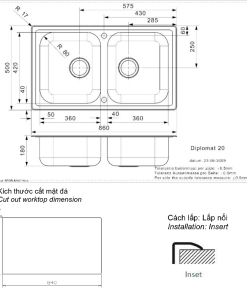 Chậu rửa chén Reginox Diplomat 20 Lux HMH.R02230 - 7