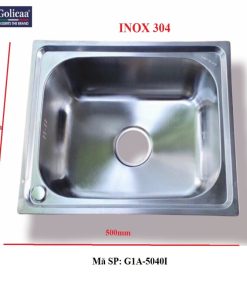 Chậu Rửa Chén Inox 304 GOLICAA G1A-5040I - 8 Chậu Rửa Chén Inox 304 GOLICAA G1A-5040I - 7