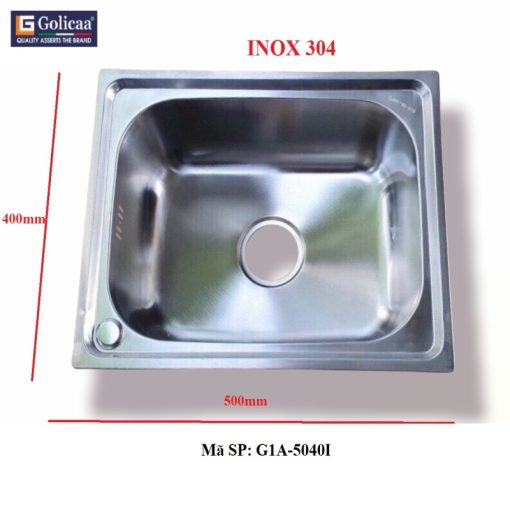 Chậu Rửa Chén Inox 304 GOLICAA G1A-5040I - 3