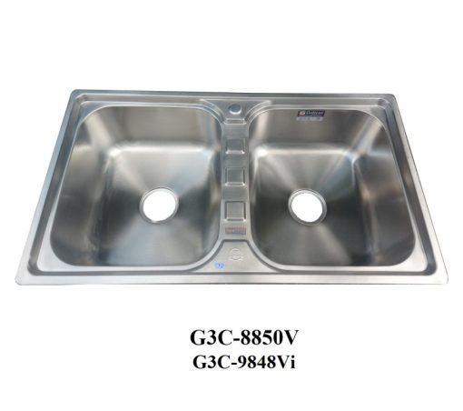 Chậu rửa chén bát GOLICAA G3C-9848Vi - 5