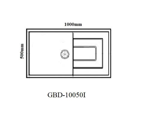 Chậu rửa bát Golicaa GBD-10050I - 3
