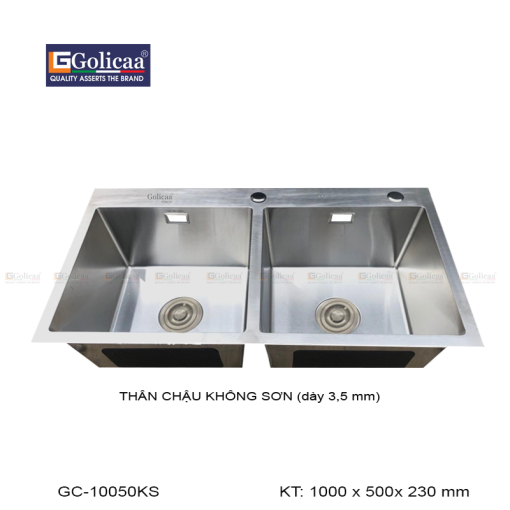 CHẬU RỬA CHÉN GOLICAA GC-10050KS - 5
