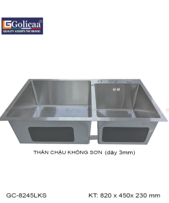 CHẬU RỬA CHÉN BÁT GOLICAA GC-8245LKS