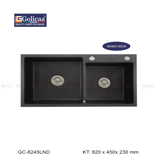 CHẬU RỬA CHÉN BÁT GOLICAA GC-8245LND - 1