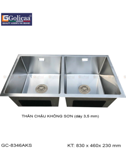CHẬU RỬA CHÉN BÁT GOLICAA GC-8346AKS - 10 CHẬU RỬA CHÉN BÁT GOLICAA GC-8346AKS - 9