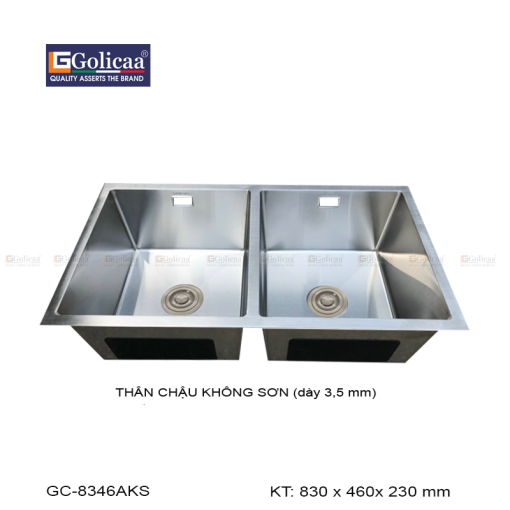 CHẬU RỬA CHÉN BÁT GOLICAA GC-8346AKS - 5