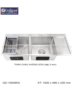 CHẬU RỬA CHÉN GOLICAA GD-10048KS