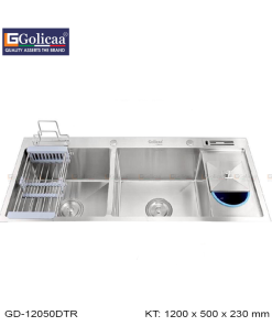 Chậu rửa chén Golicaa GD-12050DTR - 9