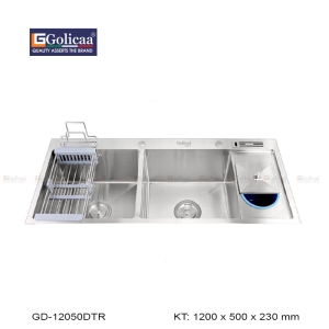 Chậu rửa chén Golicaa GD-12050DTR - 9